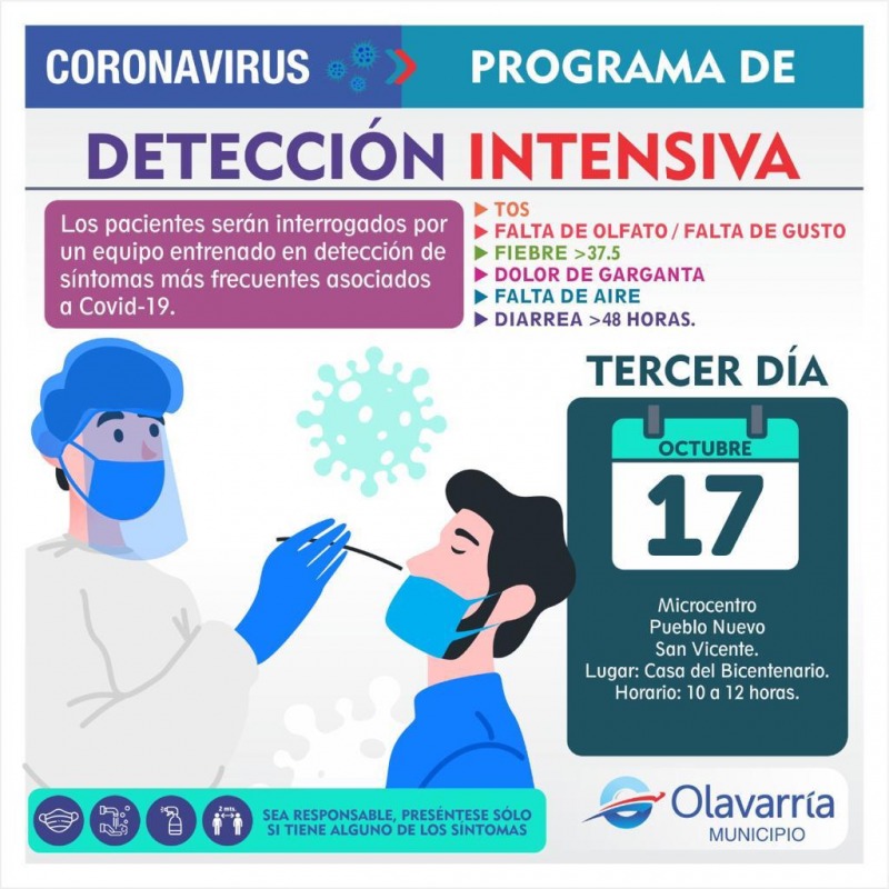 Este sbado se concreta el tercer da de deteccin intensiva